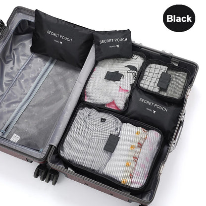 6-Piece Travel Packing Cube Set – Luggage Organizers for Clothes, Shoes & Accessories